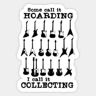 Guitar Collectors Musician Gear Gift Mug Shirt Guitar Player Music Lover Sticker